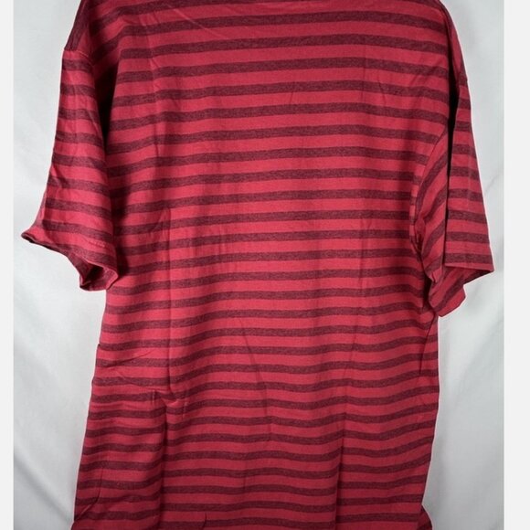 NWT Vtg 90s Guess Red Striped Embroidered T Shirt One Size Georges Marciano USA - Picture 2 of 5
